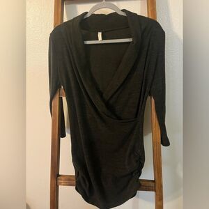 Pinkblush Maternity Black Knit Sweater